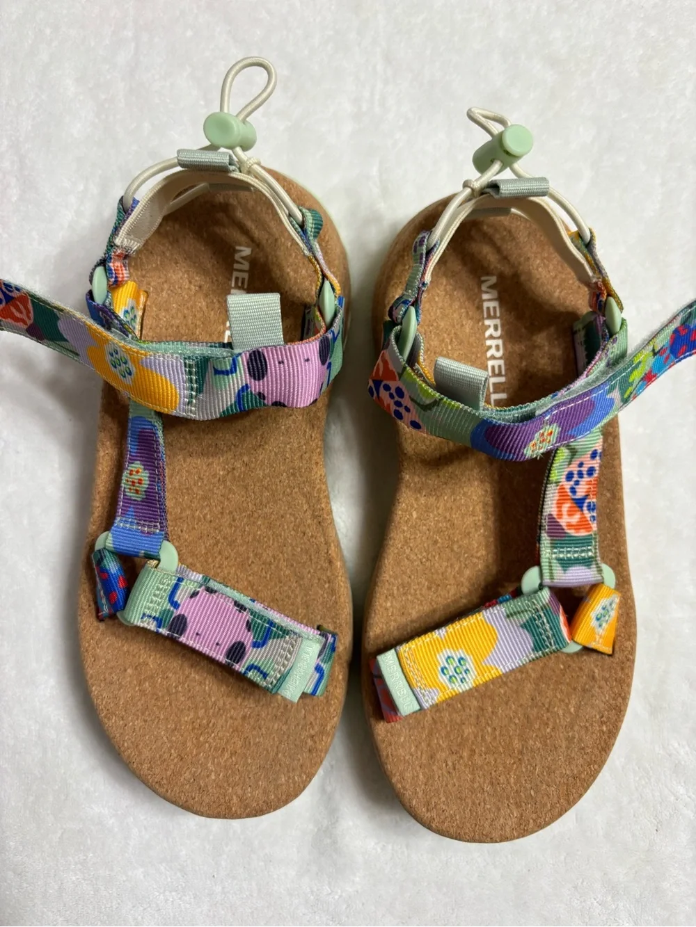 Merrell Kids Multi-Color Floral Strap Sandals